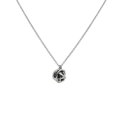 Collier Jourdan Femme Lantia Argent Hématite - Bijouterie Haillot La Seyne sur mer 83