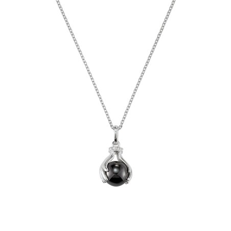 Collier Jourdan Femme Helice Argent Hématite - Bijouterie Haillot La Seyne sur mer 83