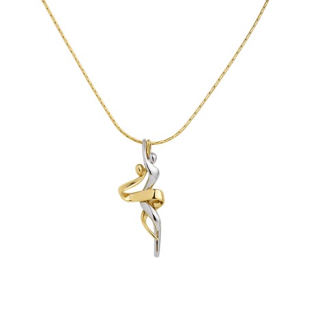 Collier Jourdan Femme Tango Argent Bicolore - Bijouterie Haillot La Seyne sur mer 83