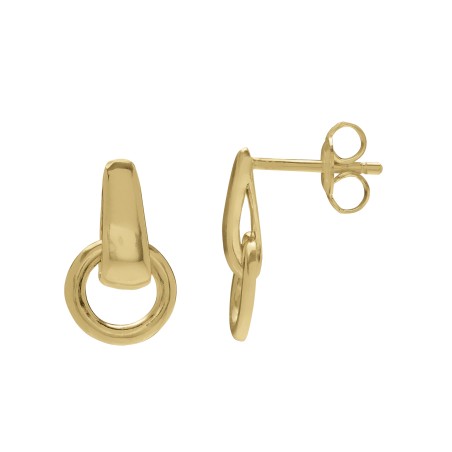 Boucles d'oreilles Jourdan Femme DUALIA Argent Doré - Bijouterie Haillot La Seyne sur mer 83