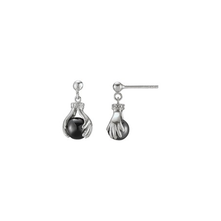 Boucles d'oreilles Jourdan Femme Helice Argent Hématite - Bijouterie Haillot La Seyne sur mer 83