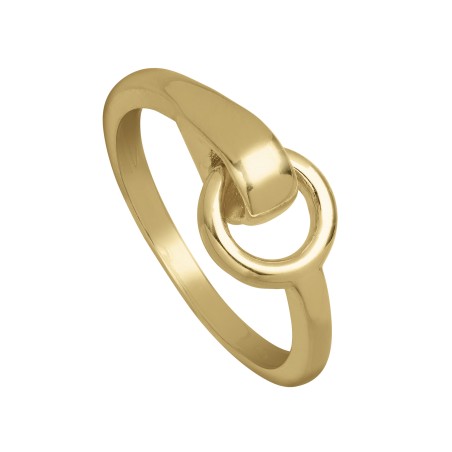 Bague Jourdan Femme Dualia Argent doré - Bijouterie Haillot La Seyne sur mer 83