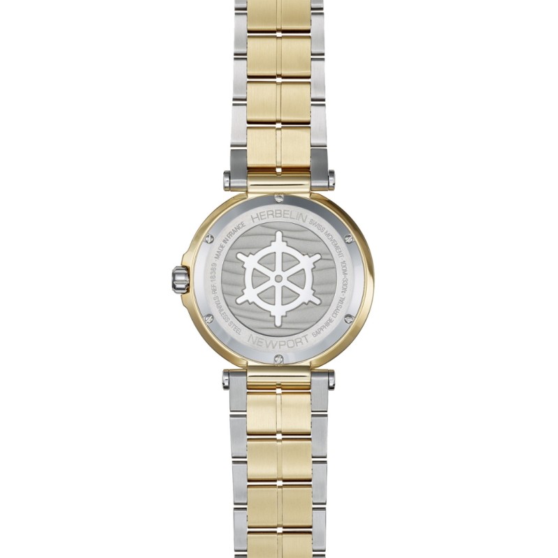 Montre HERBELIN Newport Bicolore - Bijouterie Haillot La Seyne Sur Mer 83