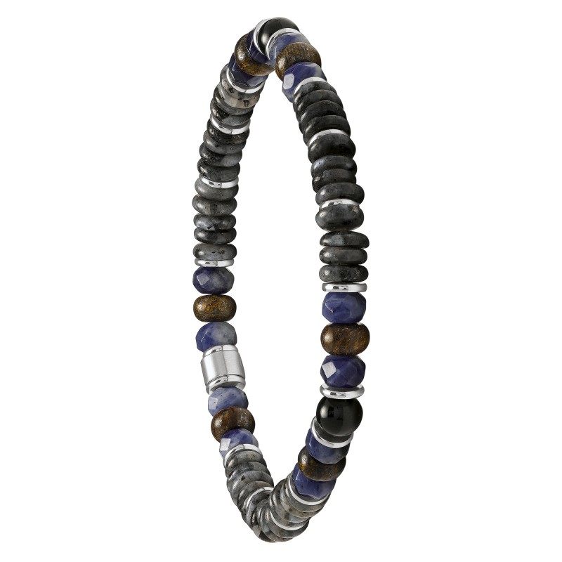 Bracelet Jourdan Forel Agate noir - Bijouterie Haillot La Seyne Six-Fours 83