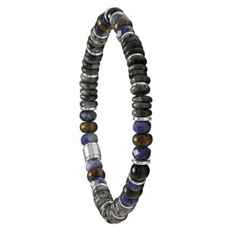 Bracelet Jourdan Forel Agate noir - Bijouterie Haillot La Seyne Six-Fours 83
