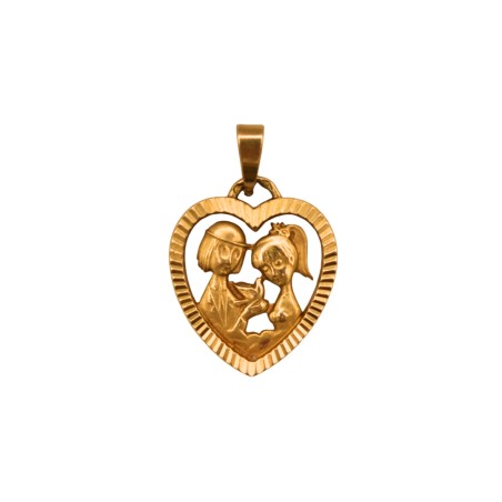 Médaille Amoureux de Peynet Or 18k - Bijouterie Haillot La Seyne Sur Mer 83