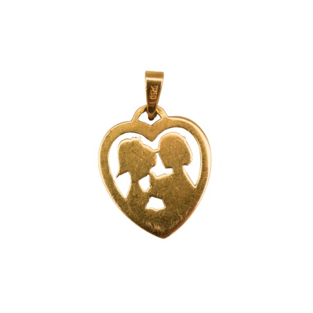 Médaille Amoureux de Peynet Or 18k - Bijouterie Haillot La Seyne Sur Mer 83