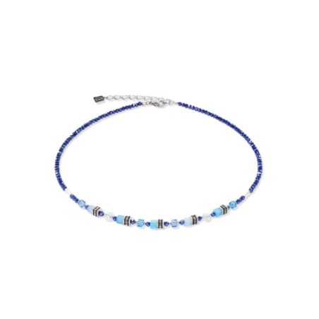 Collier Coeur de Lion mini cube bleu - Bijouterie Haillot La Seyne Six Fours 83