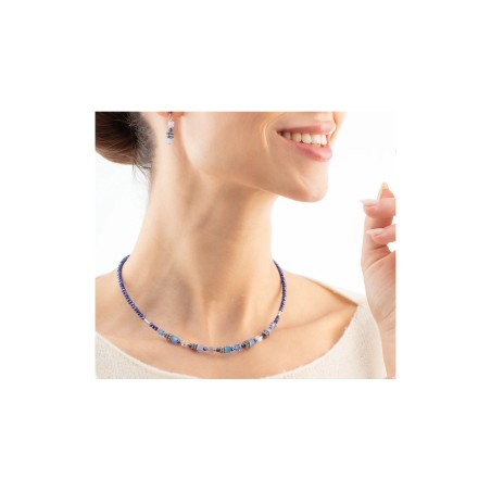 Collier Coeur de Lion mini cube bleu - Bijouterie Haillot La Seyne Six Fours 83