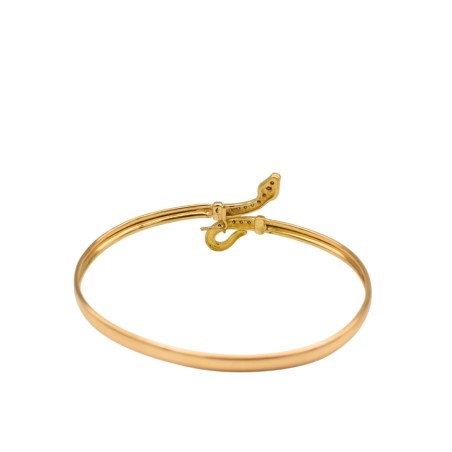 Bracelet Serpent Jonc Ouvrant Or 18k - Bijouterie Haillot La Seyne Sur Mer Six Fours 83