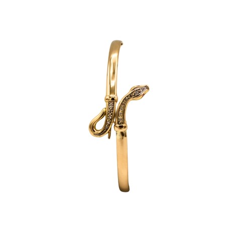 Bracelet Serpent Jonc Ouvrant Or 18k - Bijouterie Haillot La Seyne Sur Mer Six Fours 83