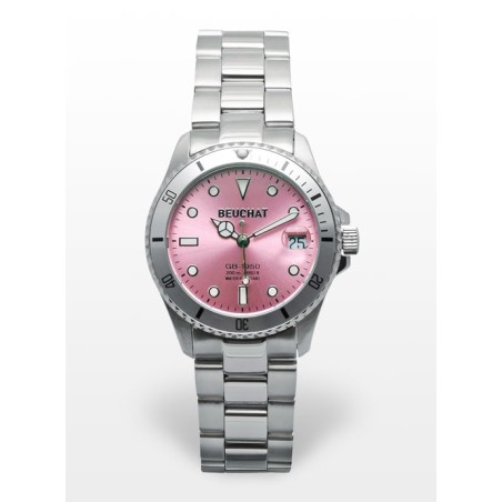 Montre Femme Beuchat BEU1955/3 Rose - Bijouterie Haillot La seyne Sur Mer Six-fours 83