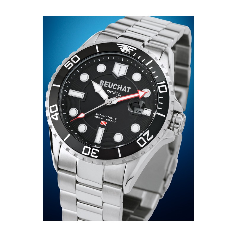 Montre Homme Beuchat BEU0095/1 Automatique - Bijouterie Haillot La seyne Sur Mer Six-fours 83