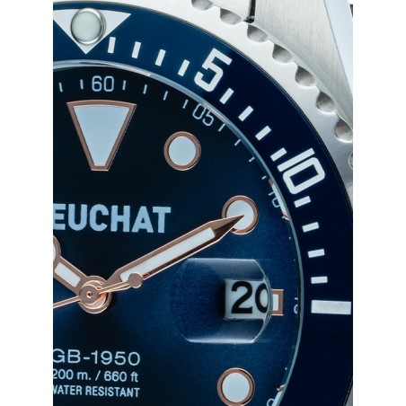 Montre Homme Beuchat BEU1950/61 Lunette Céramique - Bijouterie Haillot La seyne Sur Mer Six-fours 83