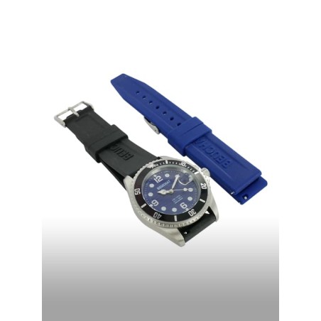 Montre Homme Beuchat BEU1950/85 2 bracelets silicone - Bijouterie Haillot La seyne Sur Mer Six-fours 83