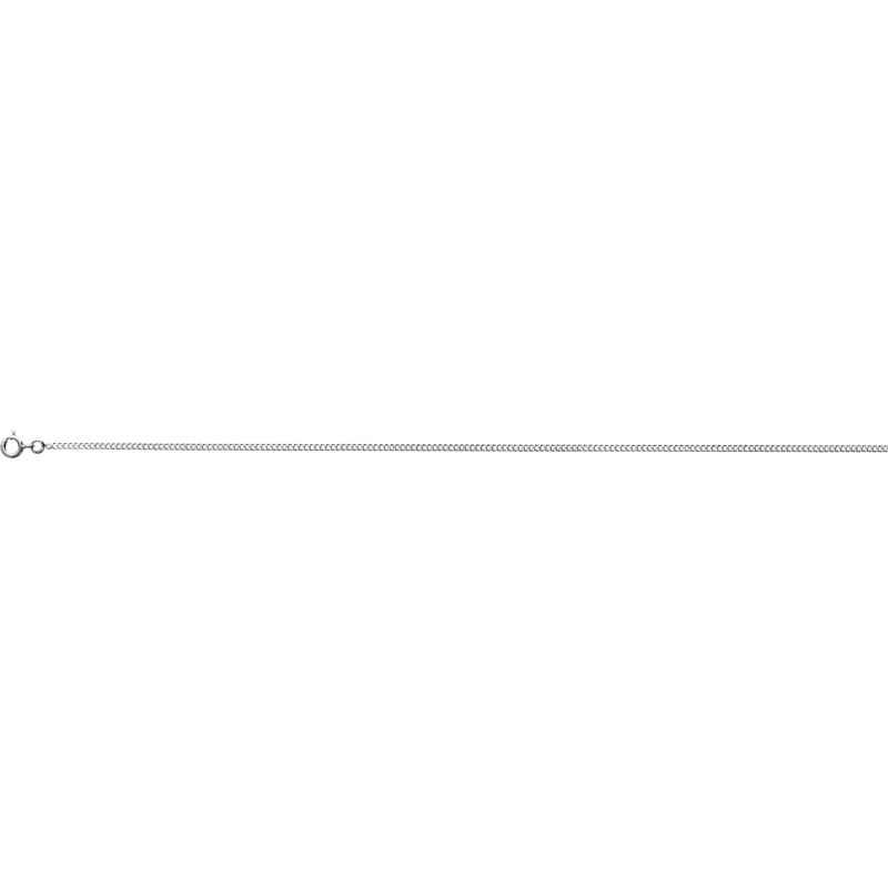 Chaîne gourmette en argent, 45cm - bijouterie haillot la seyne sur mer