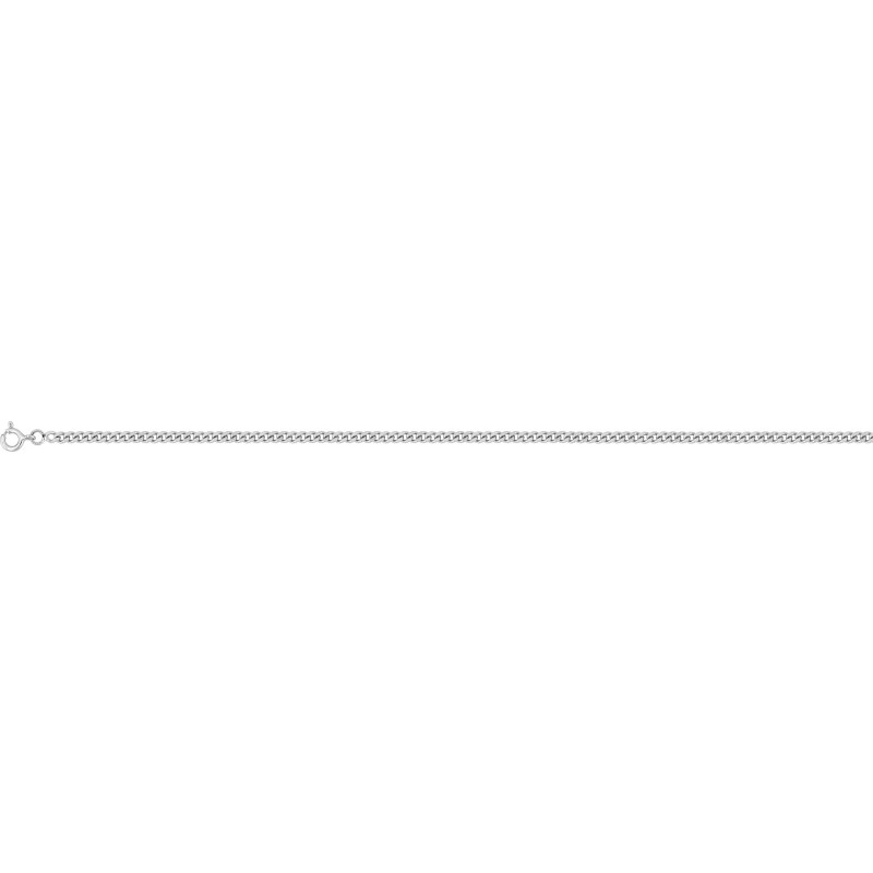 Chaîne gourmette en argent, 55cm - bijouterie haillot la seyne sur mer