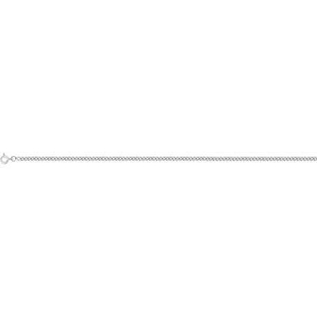 Chaîne gourmette en argent, 55cm - bijouterie haillot la seyne sur mer