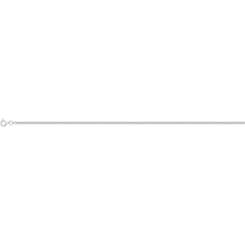 Chaîne gourmette en argent, 50cm - bijouterie haillot la seyne sur mer