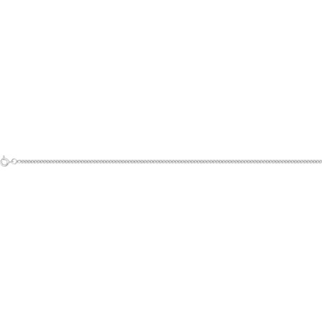 Chaîne gourmette en argent, 50cm - bijouterie haillot la seyne sur mer