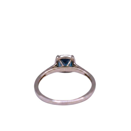 Bague Topaze Diamant et Or Blanc - Bijouterie Haillot La Seyne sur mer 83