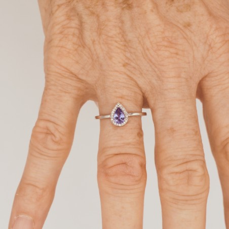 Bague Tanzanite Diamant et Or Blanc - Bijouterie Haillot La Seyne sur mer 83