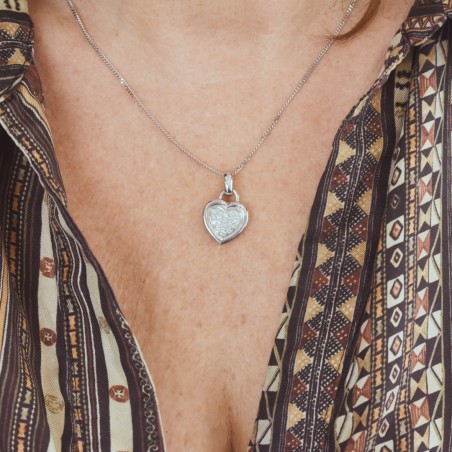 Pendentif Coeur Diamant - Bijouterie Haillot Six Fours La Seyne Sur Mer 83