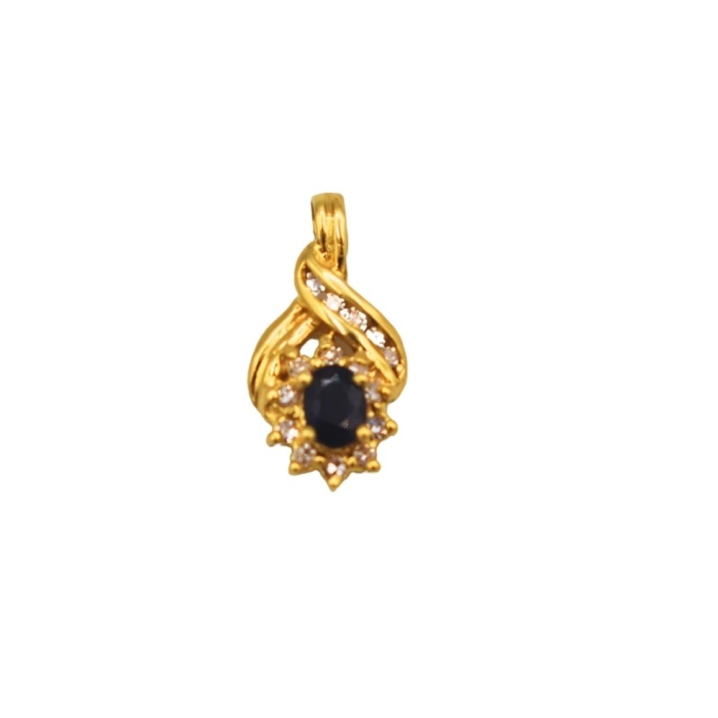 Pendentif Saphir Or 18k