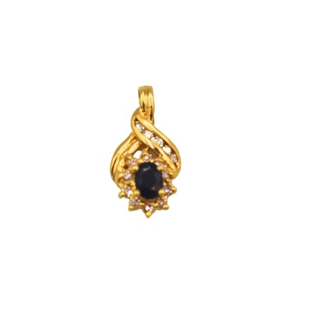 Pendentif Saphir Or 18k