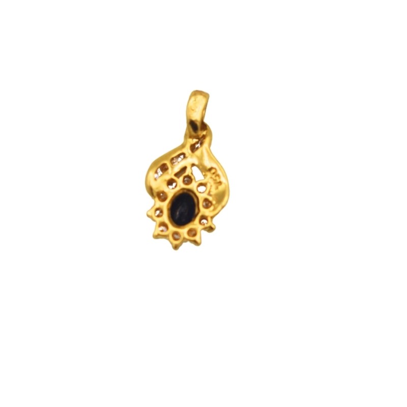 Pendentif Saphir Or 18k