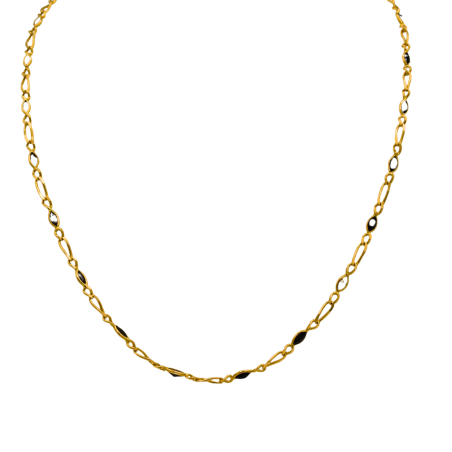 Collier Saphirs en Or jaune 18k - Bijouterie Haillot La Seyne Sur Mer 83