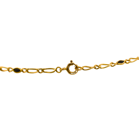Collier Saphirs en Or jaune 18k - Bijouterie Haillot La Seyne Sur Mer 83