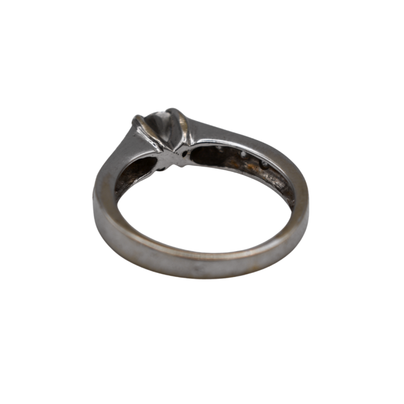 Bague Diamants et Or Blanc 18k - bijouterie haillot la seyne sur mer