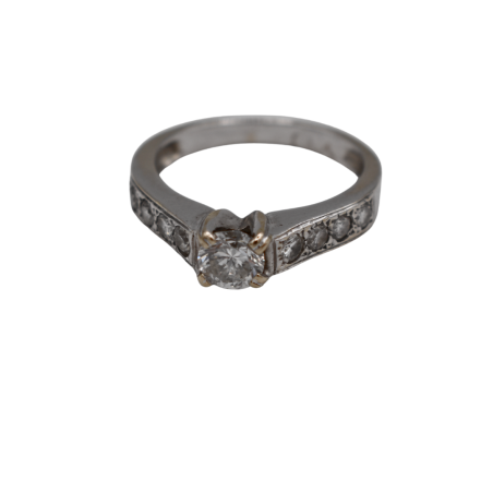 Bague Diamants et Or Blanc 18k - bijouterie haillot la seyne sur mer