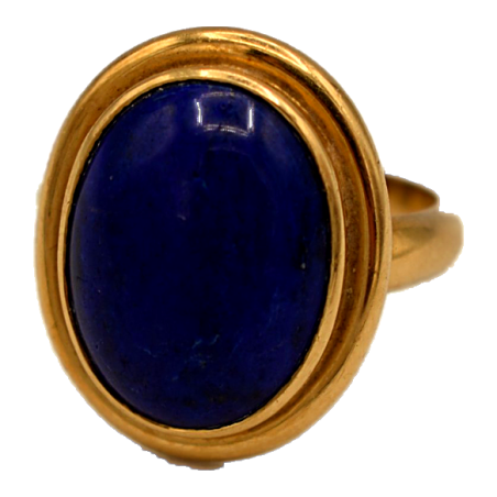Bague Lapis-lazuli Or jaune 18k