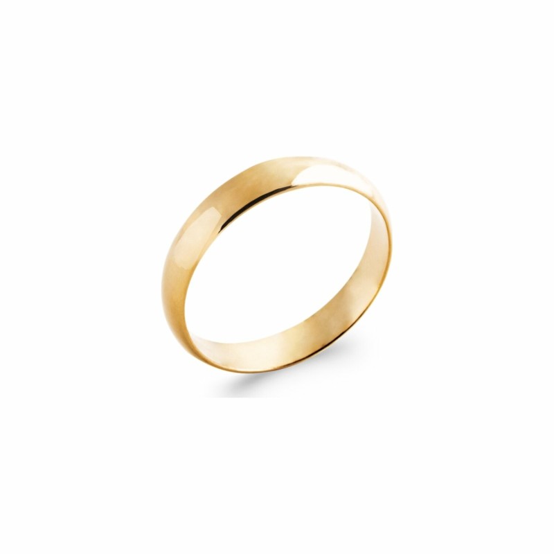 Bague anneau en plaqué or - bijouterie haillot la seyne sur mer