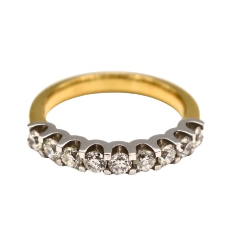Alliance Diamant Or jaune & blanc 18k