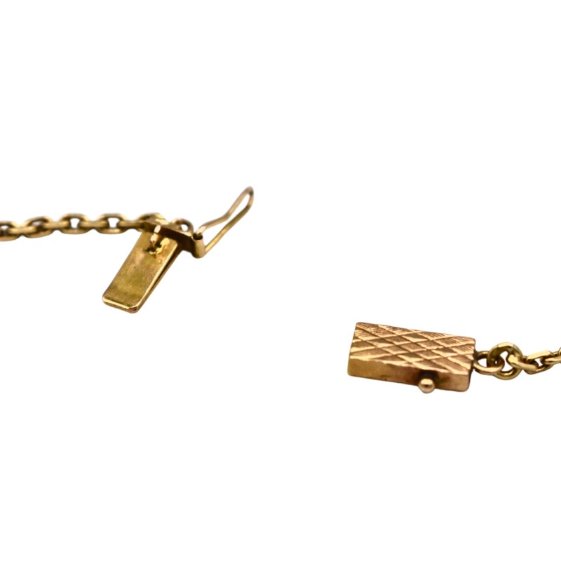 Collier Diamants Or jaune 18k