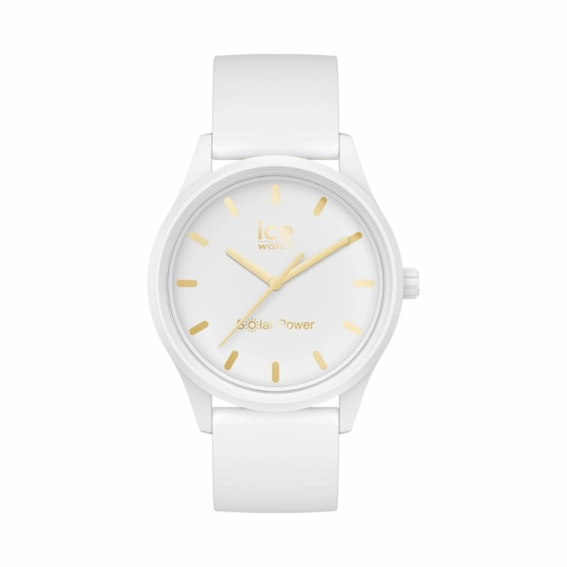 Montre Ice-Watch ICE solar power - White gold - Small - Bijouterie Haillot La Seyne Sur Mer 83