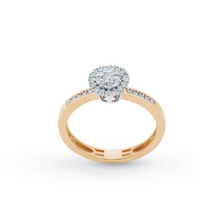 Bague Or 18k diamants - bijouterie haillot la seyne sur mer
