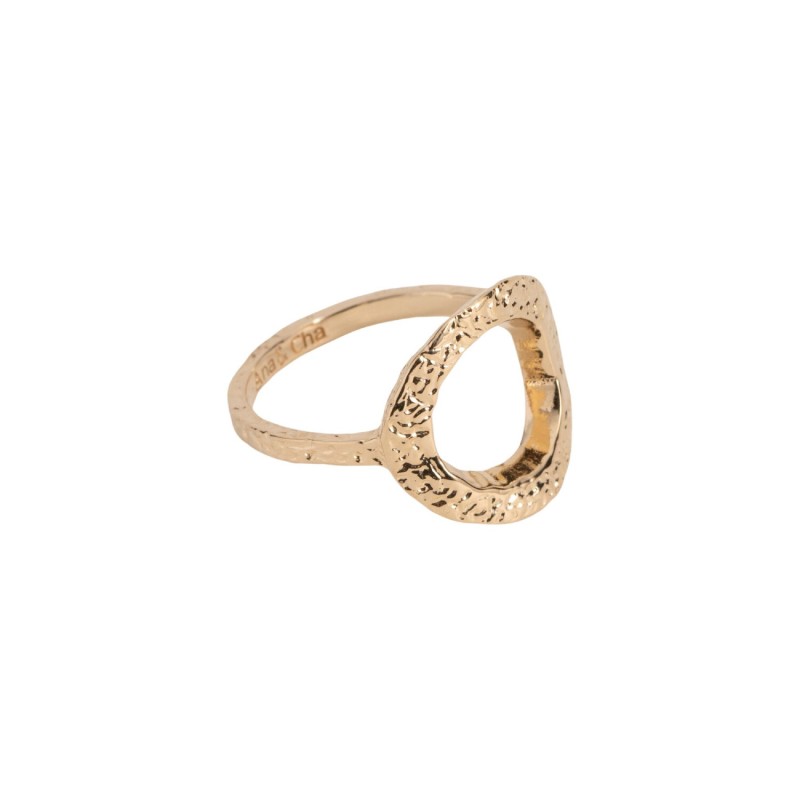 Bague Ana & Cha Jeanne en plaqué or jaune - bijouterie haillot la seyne sur mer