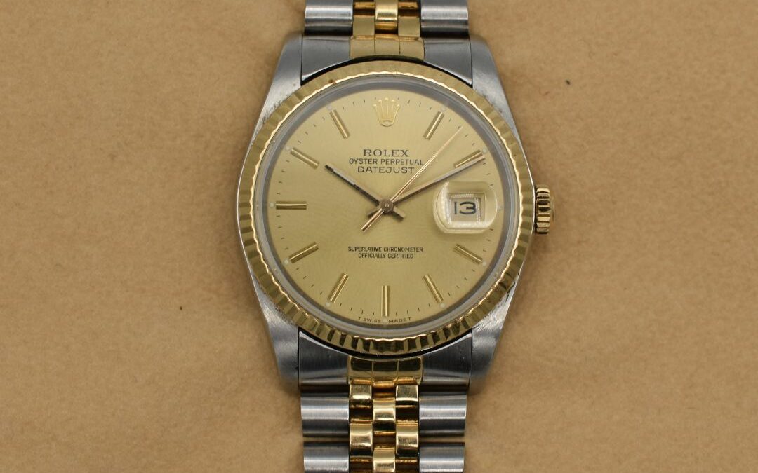 Rolex Datejust de 1987 en or et acier